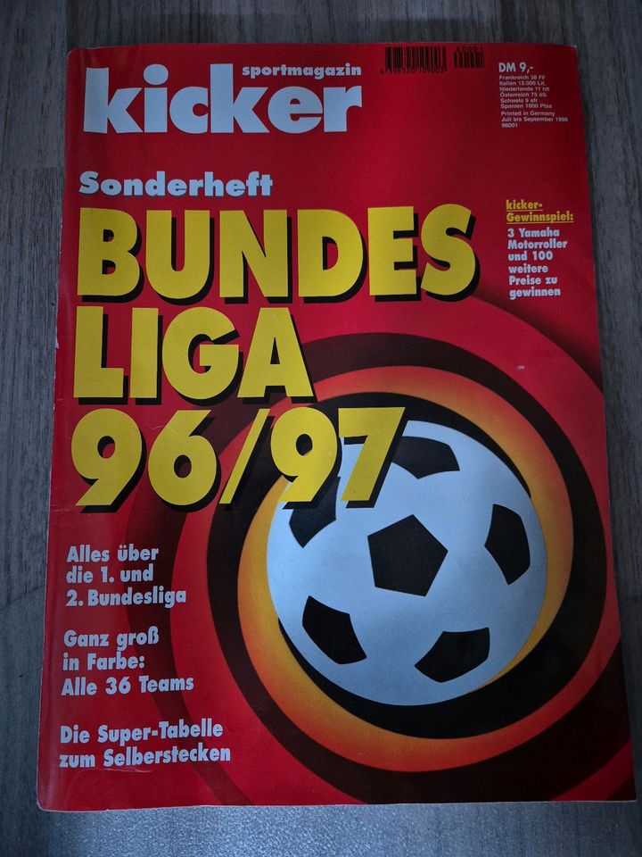 Kicker Sonderheft Bundesliga 1996 97 in Bottrop