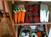 ♥️Tomate Gemüse Zubehör für Kinderküche Kaufmannsladen gehäkelt Nordfriesland - Husum Vorschau