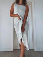 True Vintage Hippie Boho Midikleid hellblau eisblau türkis Sachsen - Freital Vorschau