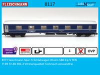 8117 Fleischmann Spur N Schlafwagen WLAm SBB Ep.IV TEN Hessen - Eschwege Vorschau