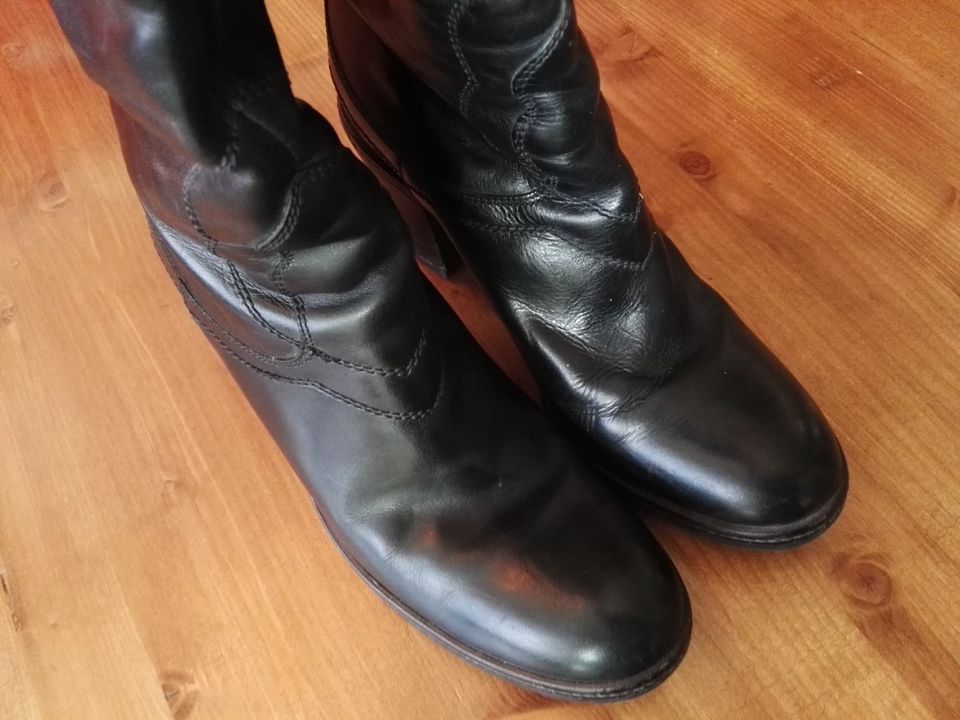 Vic Matié Cowboystiefel 38 schwarz Absatz in Frankfurt am Main