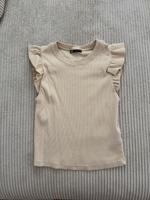 Süßer Shirt mit Volants gerippt in zartem Pastellgelb Saarland - Eppelborn Vorschau
