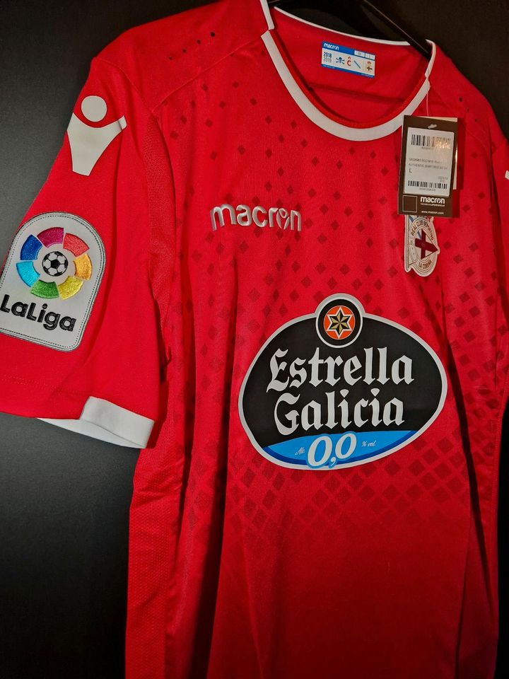 La Coruna Trikot NEU! Größen M, L Original Macron ⚽️ Fußball in Bad Rappenau