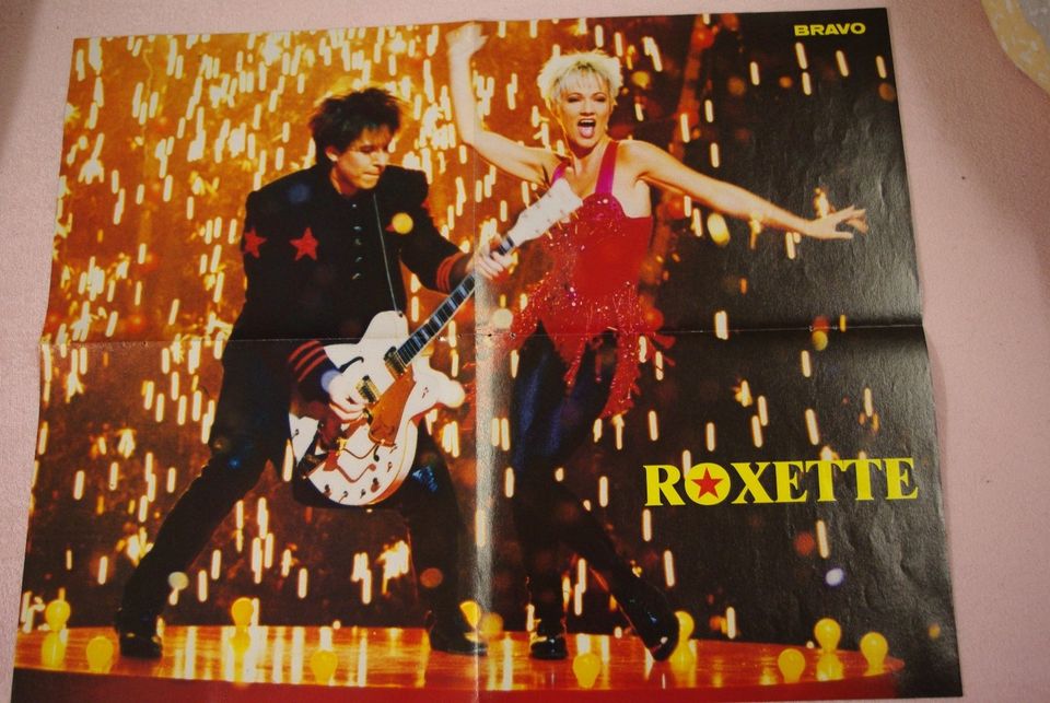 Roxette-Großposter in Hohenmölsen