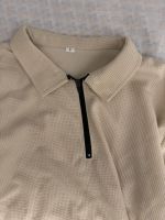 Atmungsaktiver Polo Langarmshirt S beige Hessen - Hanau Vorschau