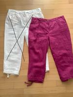 Leinenhose, fuchsia, Gr. 40, Caprilänge Hessen - Langen (Hessen) Vorschau