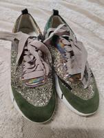 Damen Sneaker Schuhe Größe 38 mit Glitzer Saarland - Homburg Vorschau
