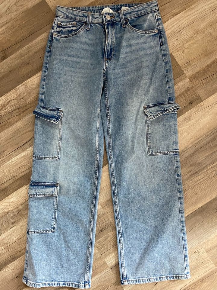 Cargo Jeans gr 158 H&M für Mädchen wie neu in Golßen