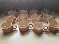 12 Tee Kaffee Tasse. Glas + Bast, Antik, Erlensee Hessen - Erlensee Vorschau