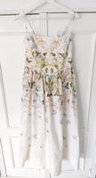 H&M Sommerkleid Midi Kleid Geblümt Baumwolle Creme M S 38 36 Sachsen-Anhalt - Quedlinburg Vorschau