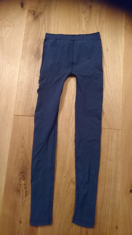 2 Leggins von H&M Seamless Waist, Größe XS,blau,grau,Neu in Rostock