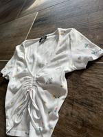 Wie neu! T-Shirt Cropped Top Tally Weijl weiß Größe XXS/32 Niedersachsen - Horneburg Vorschau
