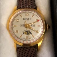 GRUEN VINTAGE DAMENUHR Valjoux 89 Triple Date, Moon Phase Köln - Rodenkirchen Vorschau