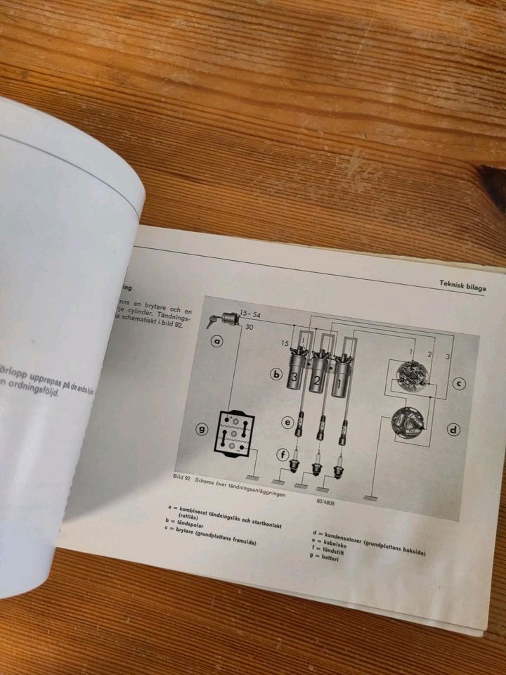 DKW F 102 Instruktion schwedisch svensk in Weißenberg