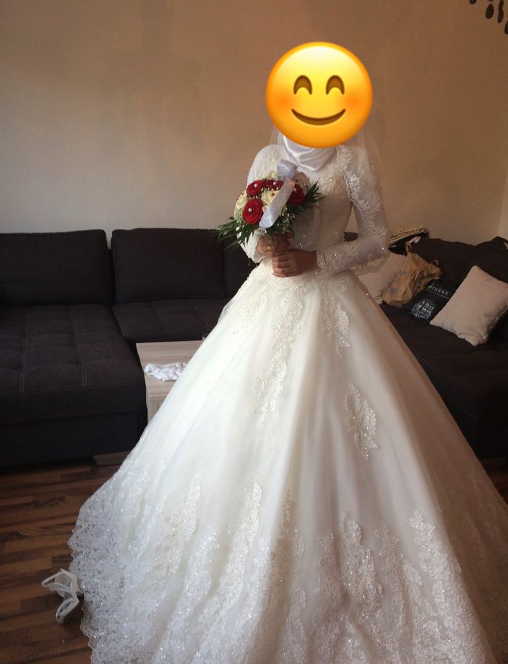 Hochzeitskleid Brautkleid inkl. Schleier A-Form *Neuwertig* in Berlin