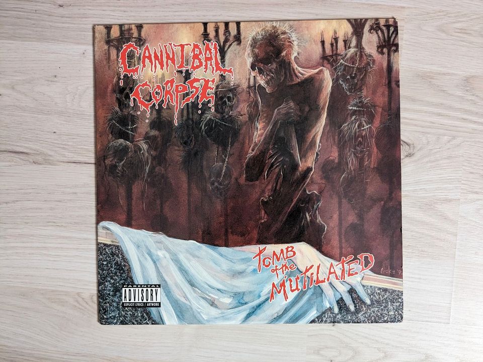 RAR Cannibal Corpse Tomb of the Mutilated LP Vinyl ERSTPRESSUNG in Nürnberg (Mittelfr)