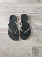 schwarze Havaianas Flip Flops Gr. 39 Baden-Württemberg - Hemsbach Vorschau