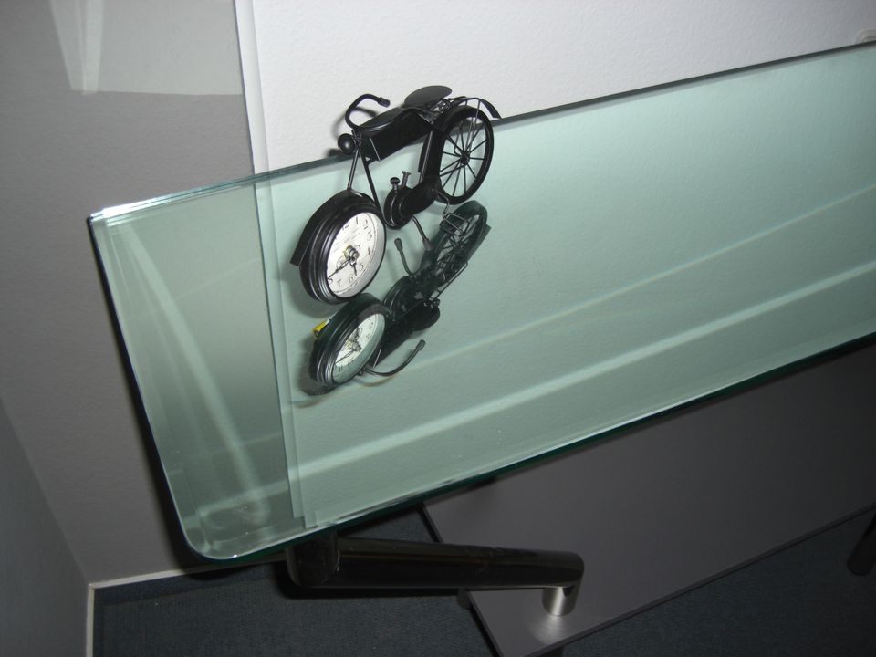 Konsolentisch Konsole Spiegelglas Motorrad Uhr Selten Design in Aachen
