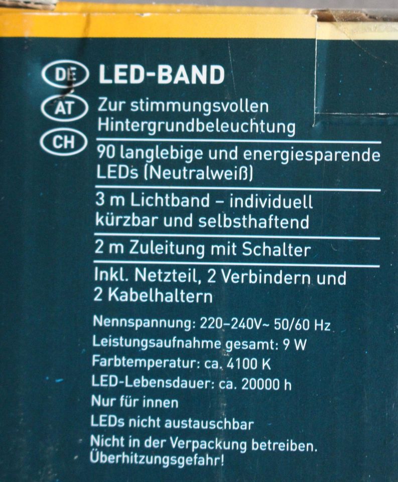 LIVARNO LUX ~ LED Band / Lichtband ~ OVP ~ 2x 1m / 1x 3m in Hürth