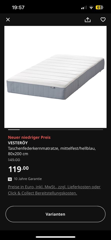 Tagesbett Ikea in Glauburg