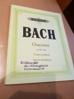 Bach. Chaconne. Violine und Klavier. Bayern - Neustadt a. d. Waldnaab Vorschau