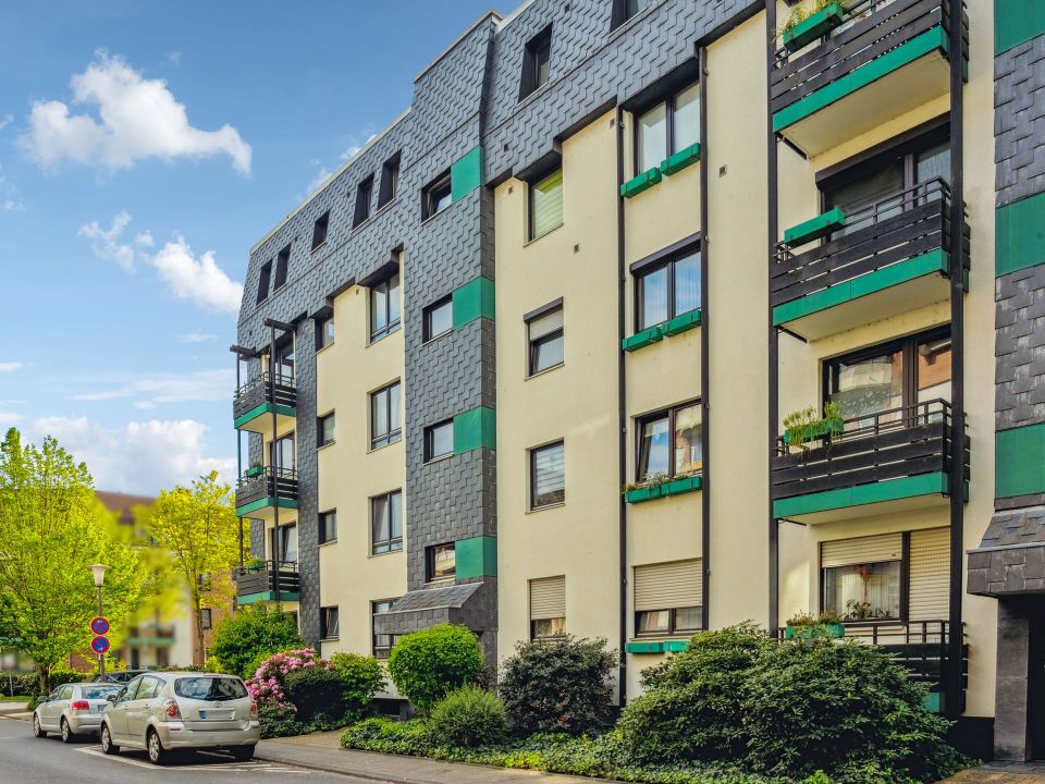 Gut aufgeteilte 3-Zimmerwohnung mit sonnigem Balkon in Wesseling - Erbpachtgrundstück in Wesseling