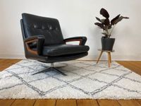 Mid Century Lounge Chair Carl Straub Vintage Sessel Ledersessel Elberfeld - Elberfeld-West Vorschau