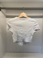 Weißes bauchfreies T-Shirt Hessen - Immenhausen Vorschau