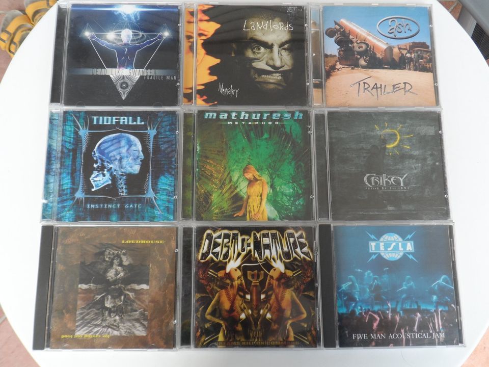 (5) 108 Rock CD`s Nine Ince Nails, Tesla, Rose Tattoo, Anthrax in Ludwigshafen