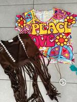 Schlagermove 70 er Hippie Kleidung Brille Peace Nordrhein-Westfalen - Oberhausen Vorschau