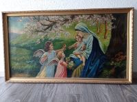 Gemälde Bild Kunst Religiös Engel Madonna 107x61 Sachsen - Hartmannsdorf Vorschau