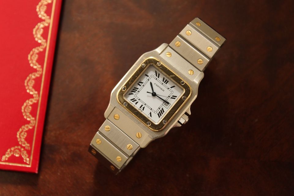 Cartier Santos Carree Large 2961 Automatic 29x41 '1985 in Pforzheim