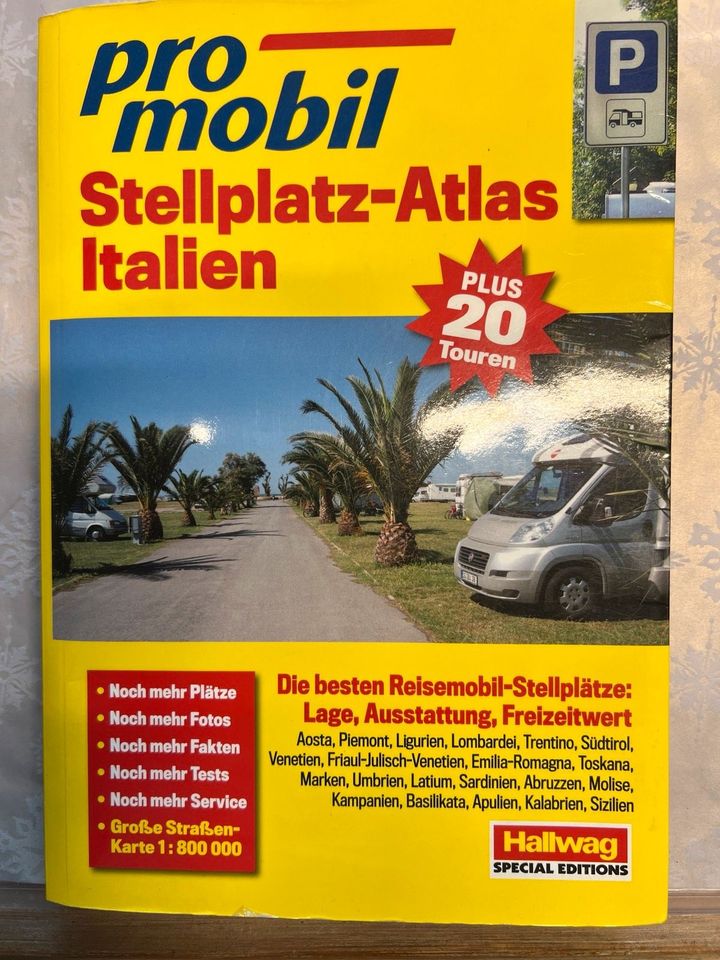 Stellplatz Atlas Italien mit Karte in Barum