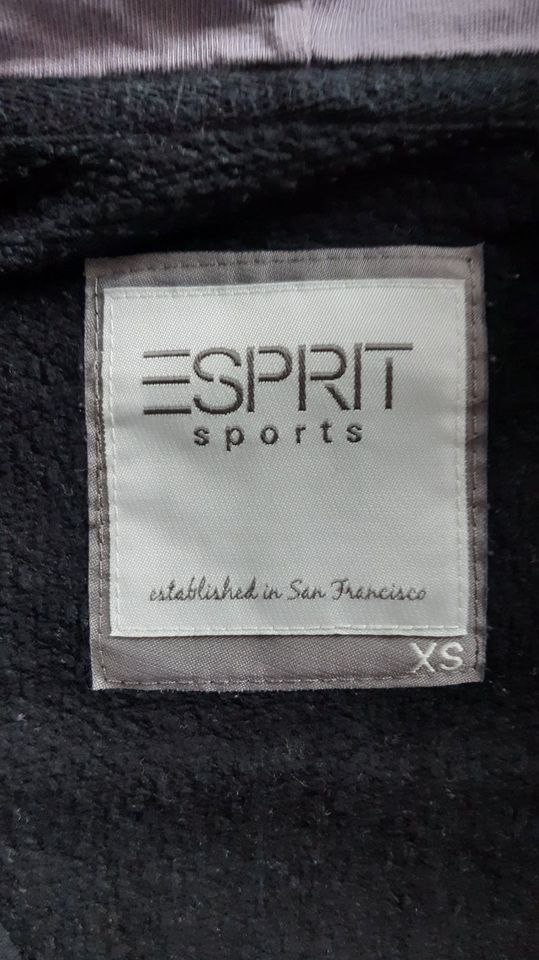 Sweatjacke Hoodie Esprit schwarz, Gr. XS in Siegen