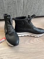 Neu Schnürstiefelette von Gabor in schwarz Größe 40,5/7 Leder w Sachsen - Plauen Vorschau