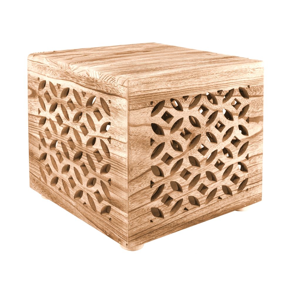 Hocker Beistelltisch Ablage Cube Holzwürfel Couchtisch VB59€* in Magdeburg