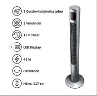 Koenic ktf 100 Turmventilator NP 75€ Berlin - Hellersdorf Vorschau