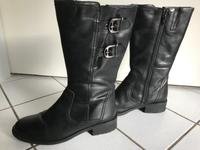 Lederstiefel ESMARA Stiefel gefüttert Leder schwarz 39 Wandsbek - Hamburg Bramfeld Vorschau