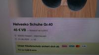 Helvesko Gr. 40 , suche Schuhe aber mit Tex Wasserdicht. Hessen - Heusenstamm Vorschau