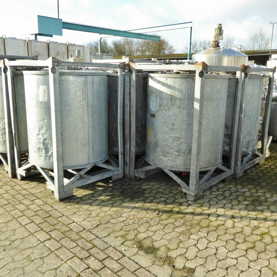 1000 Liter Container / Druckcontainer / Druckbehälter V2A in Bremen