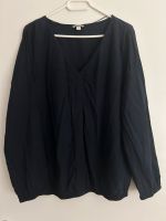 Langarm Bluse, Hemd mit V-Ausschnitt, Navy Blau, von Esprit EDC Berlin - Tempelhof Vorschau