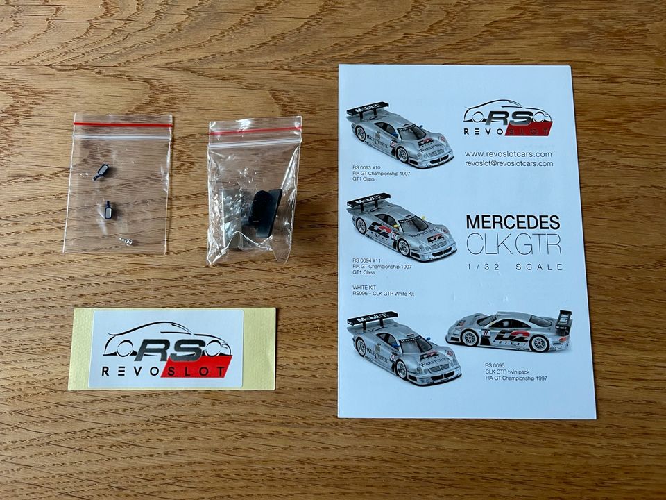 Revoslot Mercedes CLK GTR #10 1/32 in Stuttgart