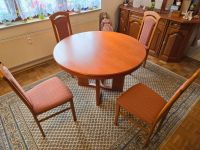 runder Tisch ausziehbar 2 fach , 120 cm  und 4 Stühle , massiv Sachsen-Anhalt - Dessau-Roßlau Vorschau