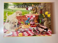 Puzzle 1000 Teile Welpen - Picknick Nordrhein-Westfalen - Wesel Vorschau