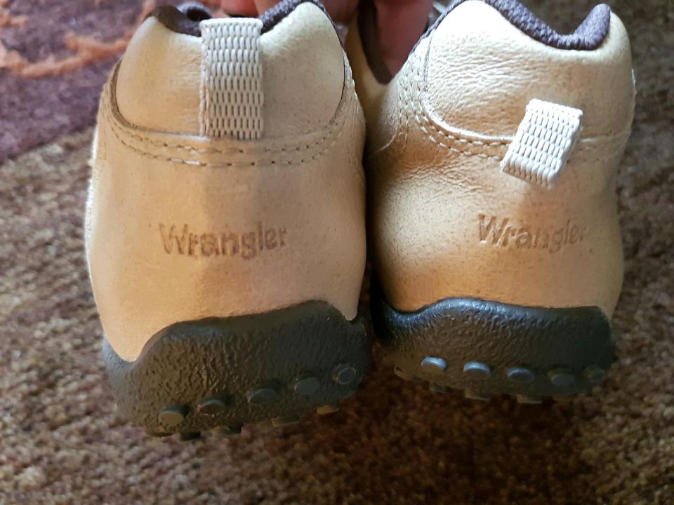 Wrangler Damen-Sneaker, Leder, beige, Gr.38  # neuwertig # in Siegen