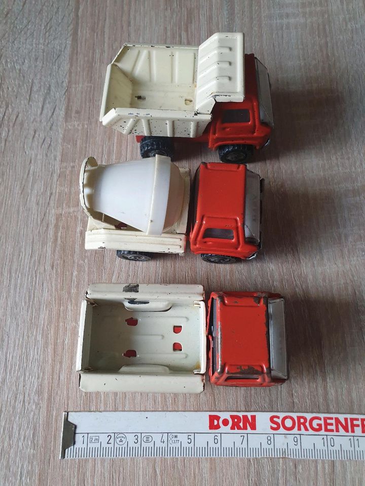 Louis Marx Vintage Fahrzeuge Baustelle Blech USA 70iger in Vilshofen an der Donau