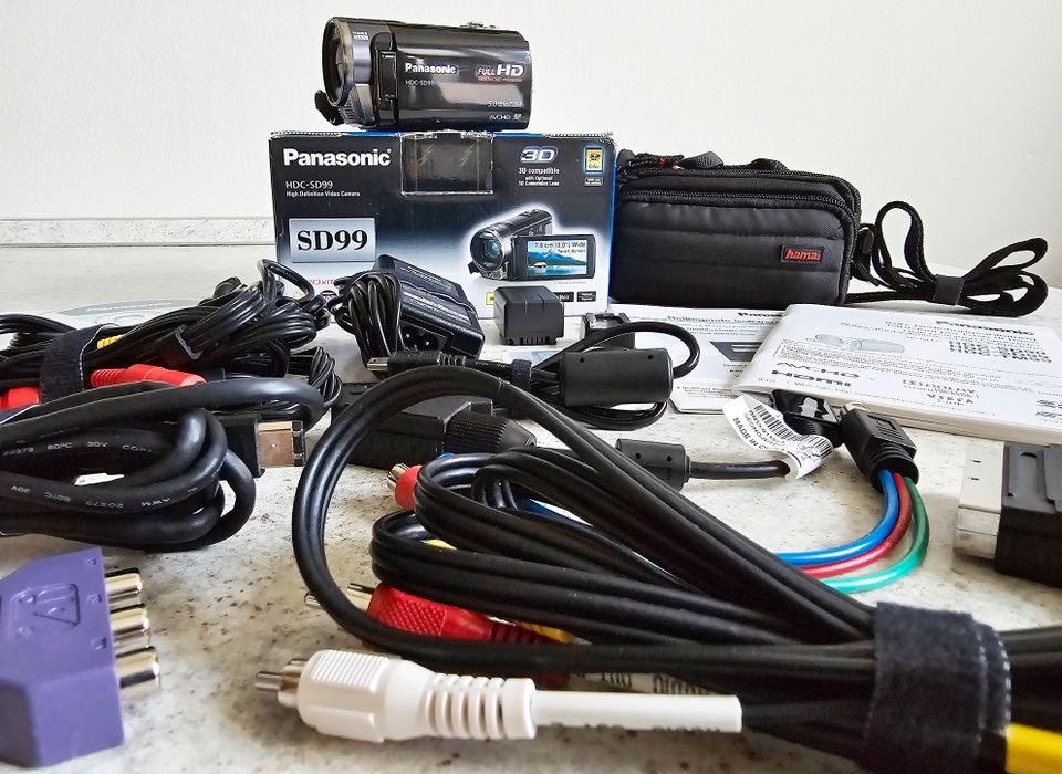 Panasonic HDC-SD99EG-K Full-HD-Camcorder in Bautzen