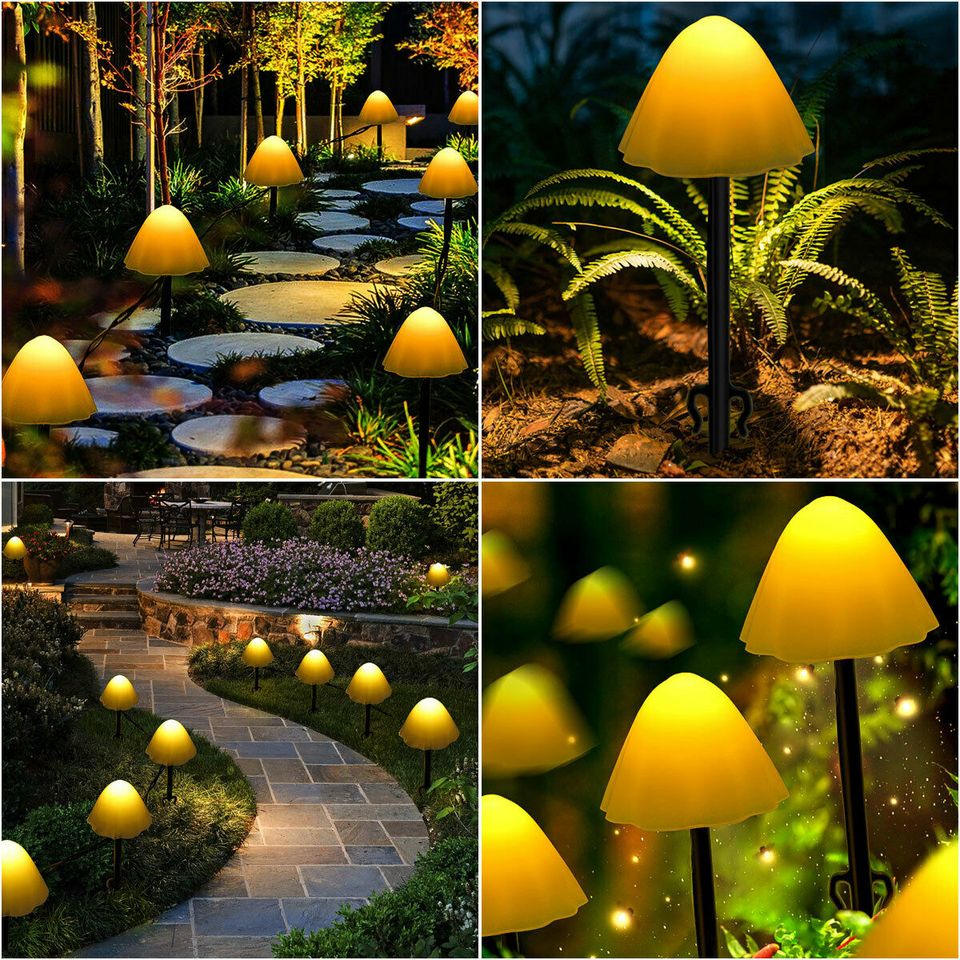 ✅NEU✅10x 20x Pilz Solarlampe Solarleuchte Gartenlicht Garten 5 in Bad Soden am Taunus