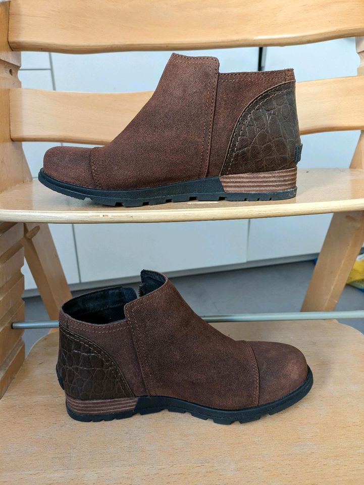 Chelsea Boots Gr 38 von Sorel  Leder in Frankenthal (Pfalz)