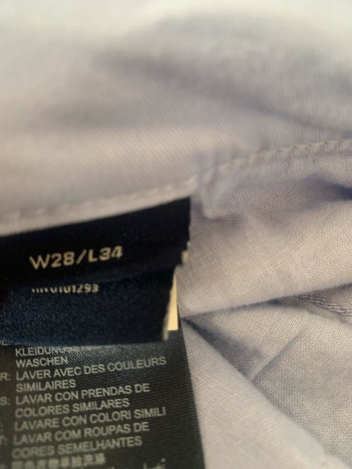 NEU Gant Damen Hose Chino Stoffhose hellblau Größe 28 in Issum